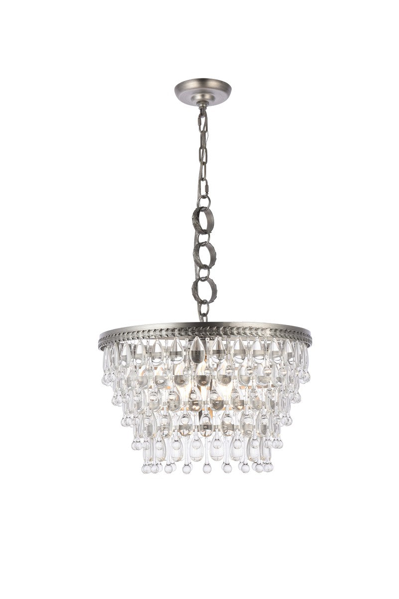 Elegant Nordic 1219D19AS/RC Pendant Light - Antique Silver