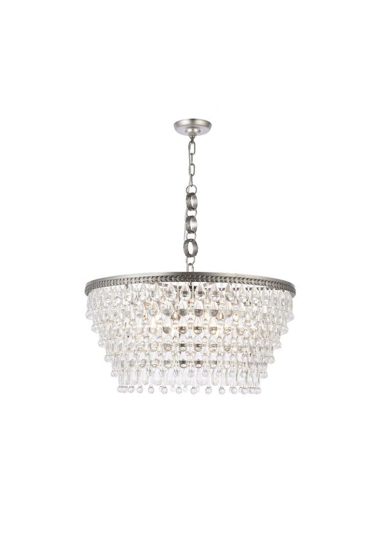 Elegant Nordic 1219D28AS/RC Pendant Light - Antique Silver