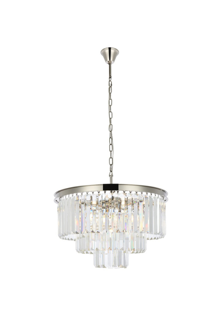 Elegant Sydney 1231D26PN/RC Chandelier Light - Polished Nickel