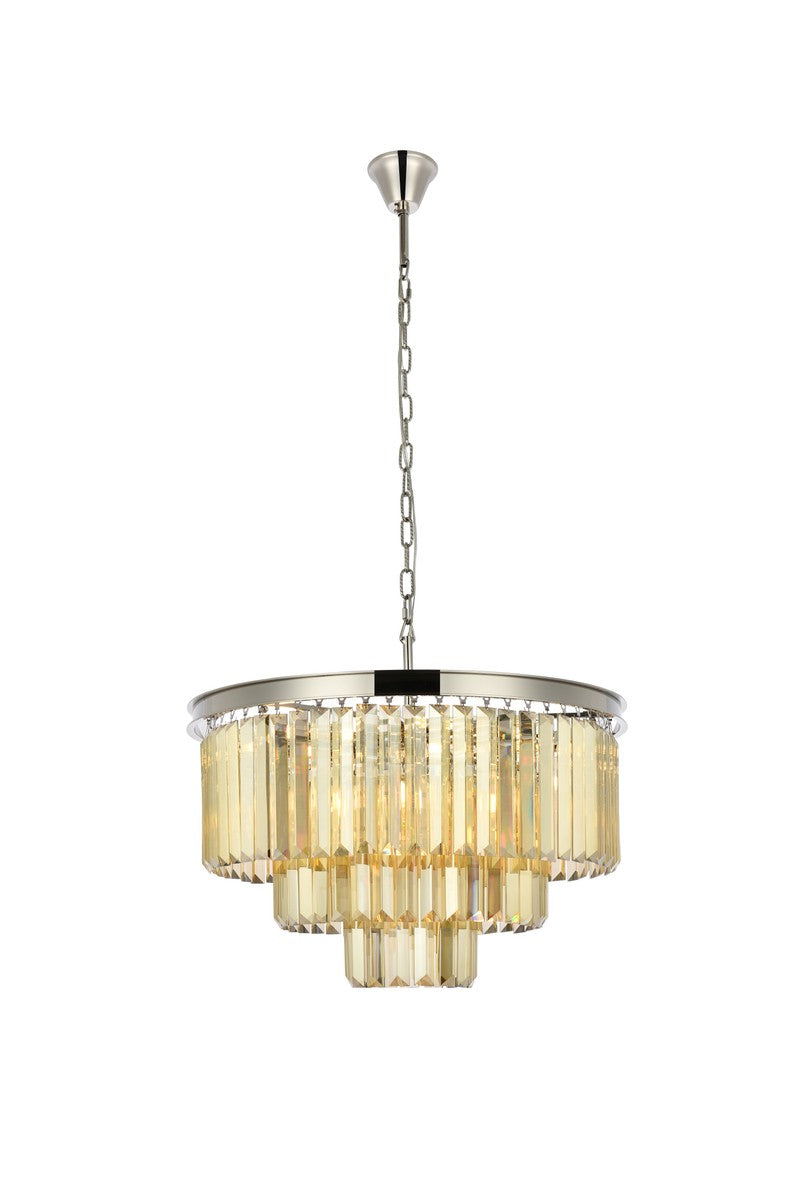 Elegant Sydney 1231D26PN-GT/RC Chandelier Light - Polished Nickel