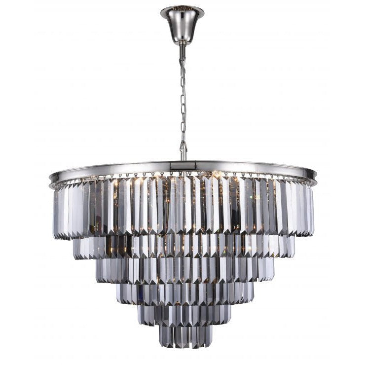 Elegant Sydney 1231D44PN-SS/RC Chandelier Light - Polished Nickel