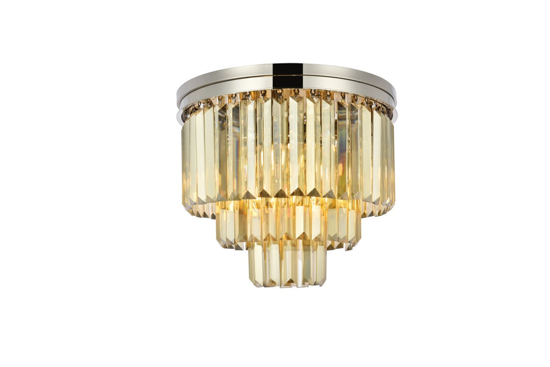 Elegant Sydney 1231F20PN-GT/RC Ceiling Light - Polished Nickel