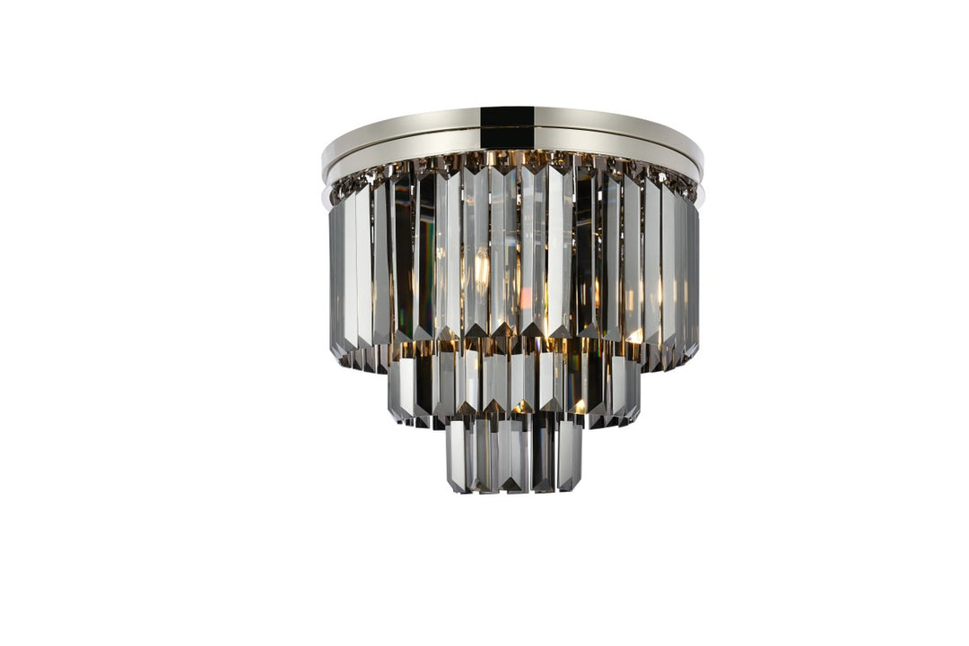 Elegant Sydney 1231F20PN-SS/RC Ceiling Light - Polished Nickel