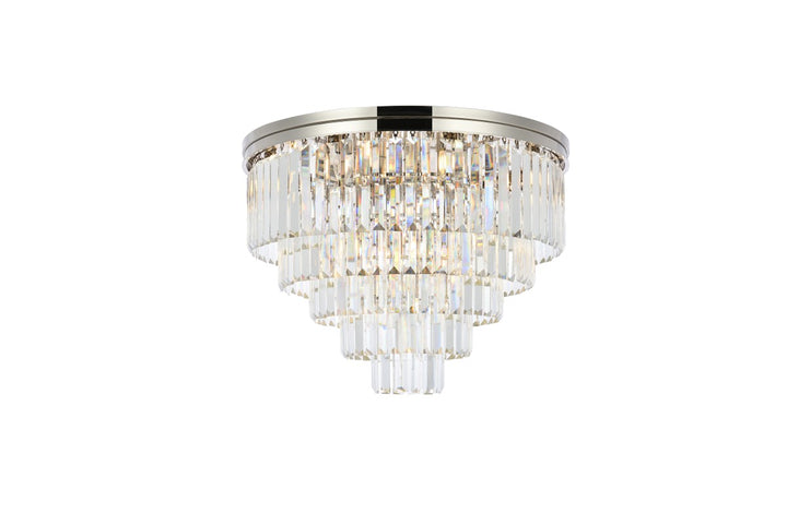 Elegant Sydney 1231F32PN/RC Ceiling Light - Polished Nickel