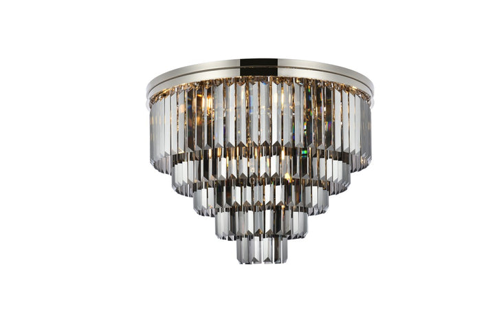 Elegant Sydney 1231F32PN-SS/RC Ceiling Light - Polished Nickel