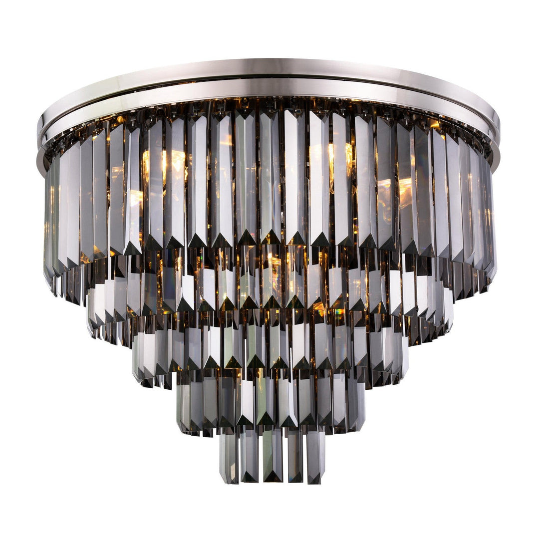 Elegant Sydney 1231F32PN-SS/RC Ceiling Light - Polished Nickel