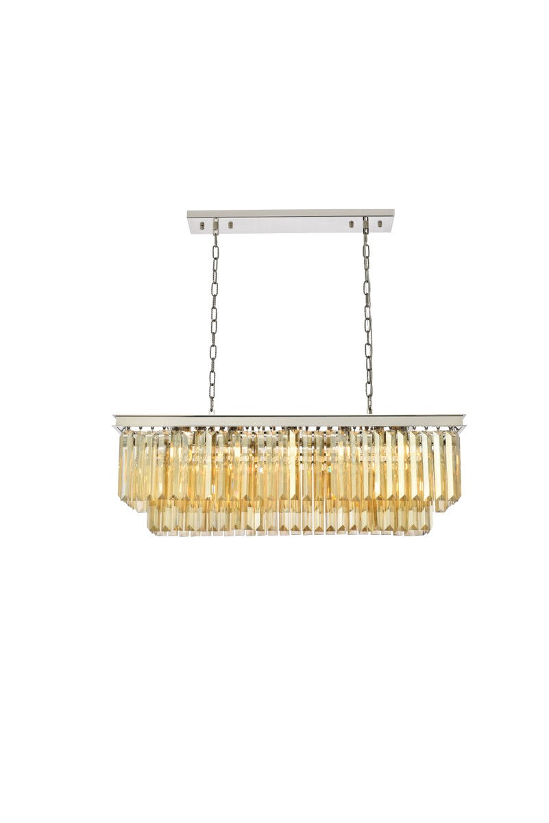 Elegant Sydney 1232D40PN-GT/RC Chandelier Light - Polished Nickel