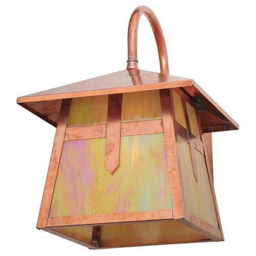 Meyda Tiffany Lighting 109766 Stillwater One Light Wall Sconce Outdoor Copper/Antique/Verde