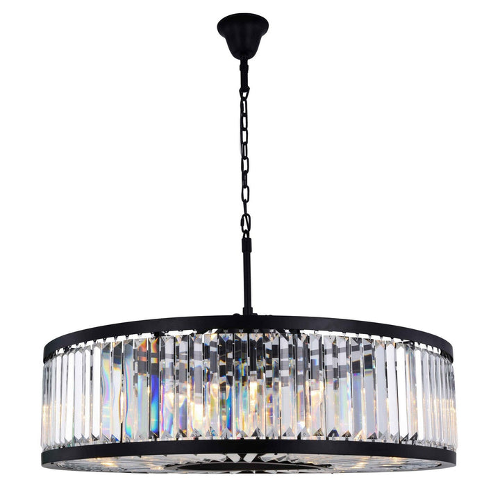 Elegant Chelsea 1233G43MB/RC Chandelier Light - Matte Black