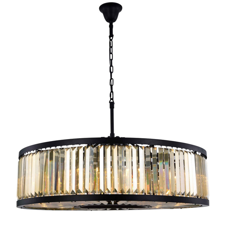 Elegant Chelsea 1233G43MB-GT/RC Chandelier Light - Matte Black