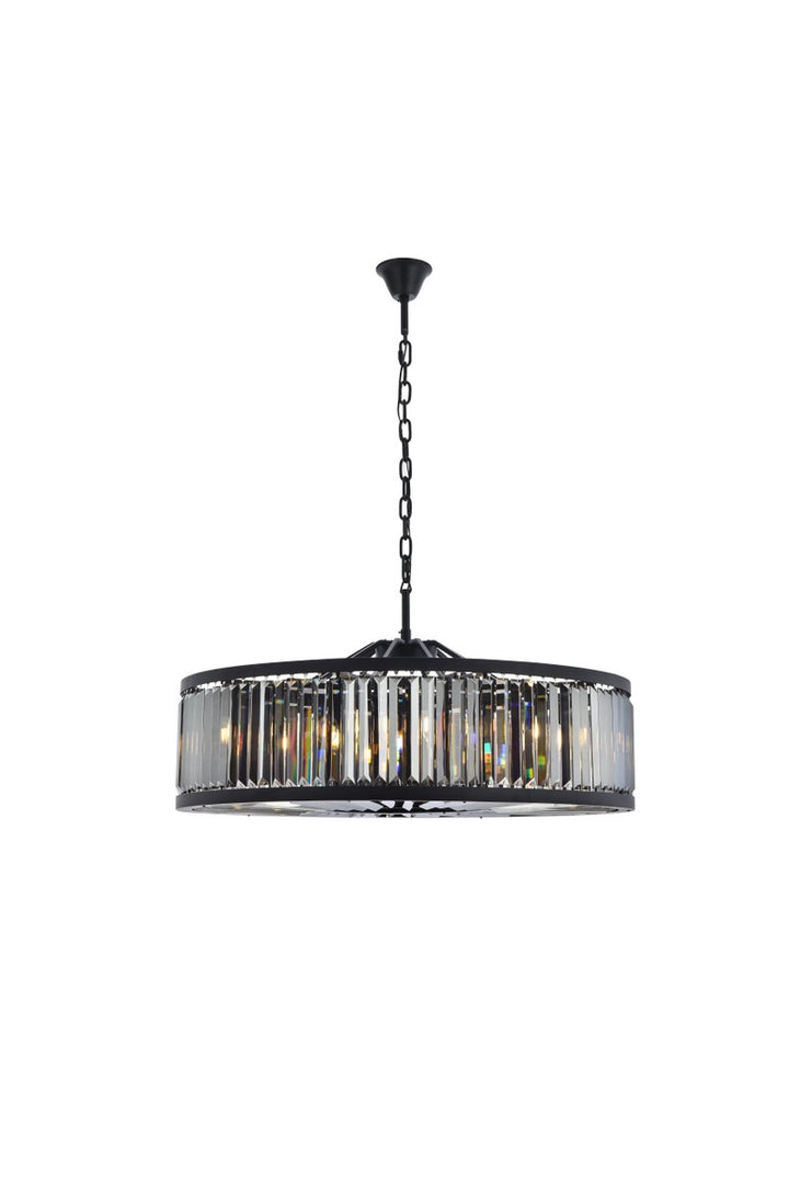 Elegant Chelsea 1233G43MB-SS/RC Chandelier Light - Matte Black