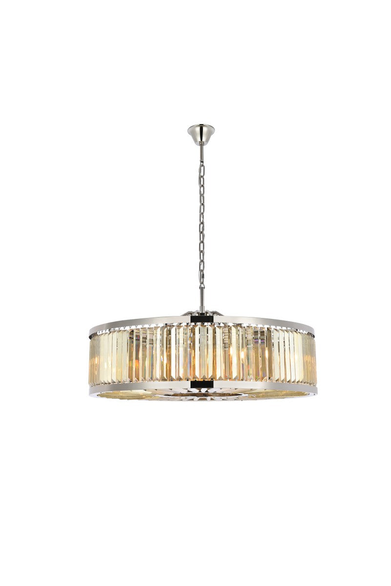 Elegant Chelsea 1233G43PN-GT/RC Chandelier Light - Polished Nickel