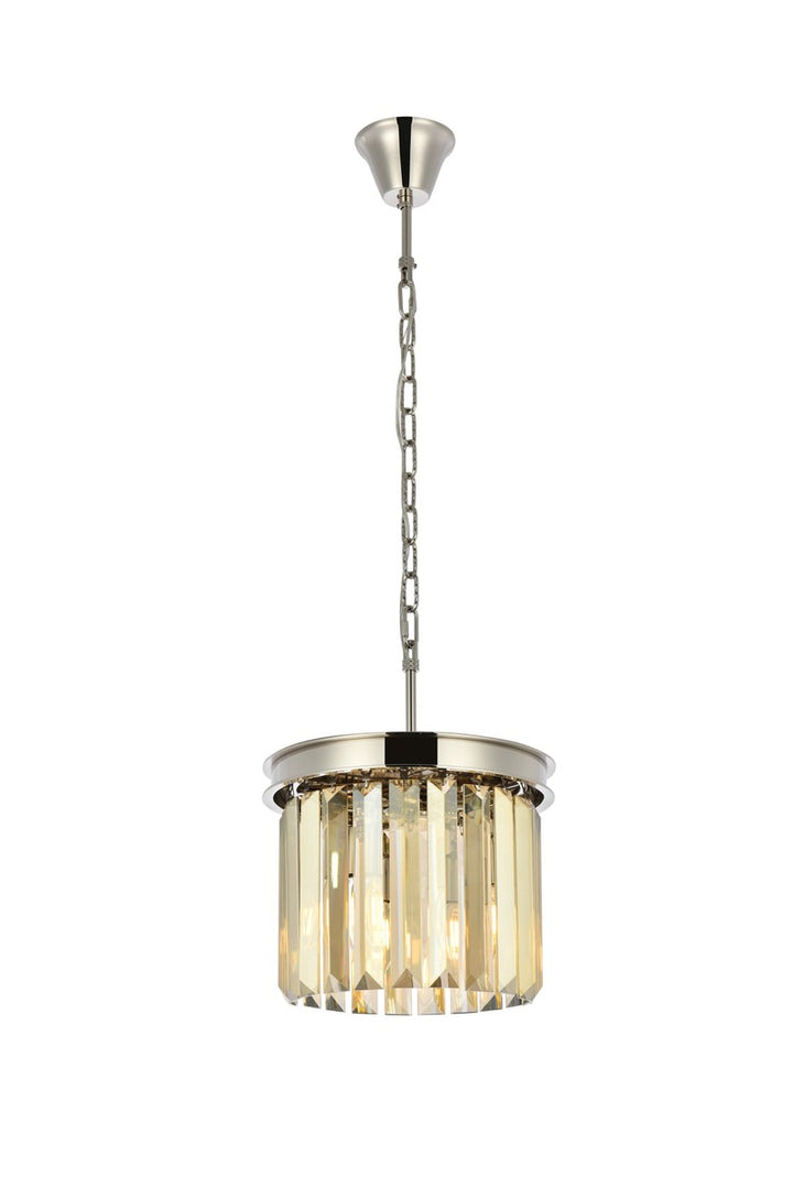 Elegant Sydney 1238D12PN-GT/RC Pendant Light - Polished Nickel