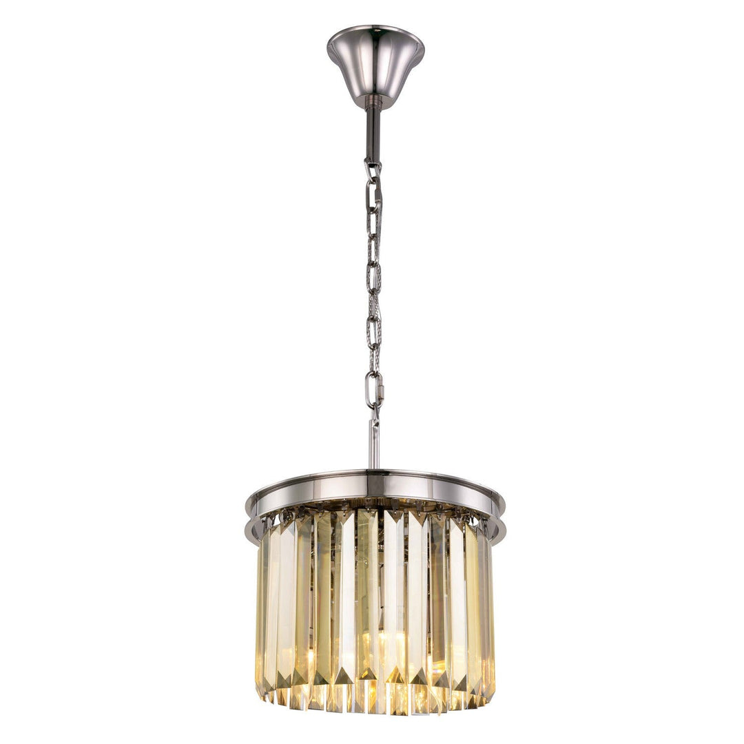 Elegant Sydney 1238D12PN-GT/RC Pendant Light - Polished Nickel