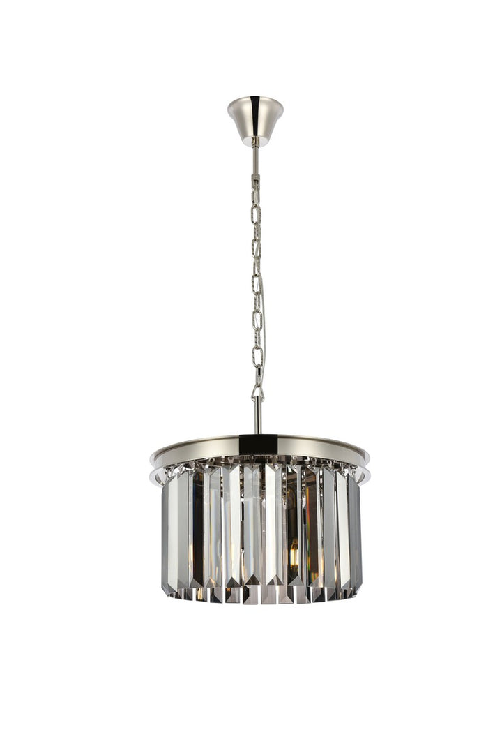 Elegant Sydney 1238D16PN-SS/RC Pendant Light - Polished Nickel