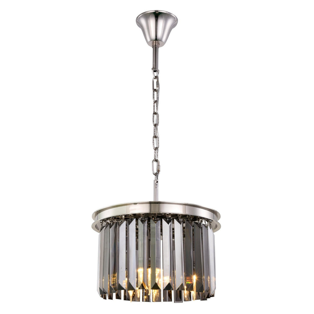 Elegant Sydney 1238D16PN-SS/RC Pendant Light - Polished Nickel