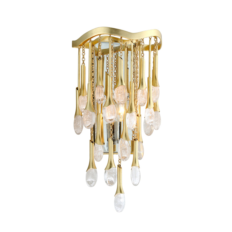 Corbett Kiara 286-11 Wall Sconce Light - Gold Leaf