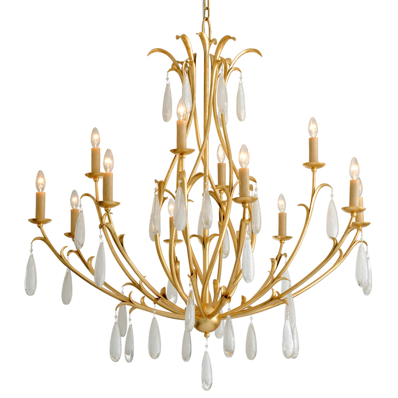 Corbett Prosecco 293-012 Chandelier Light - Gold Leaf