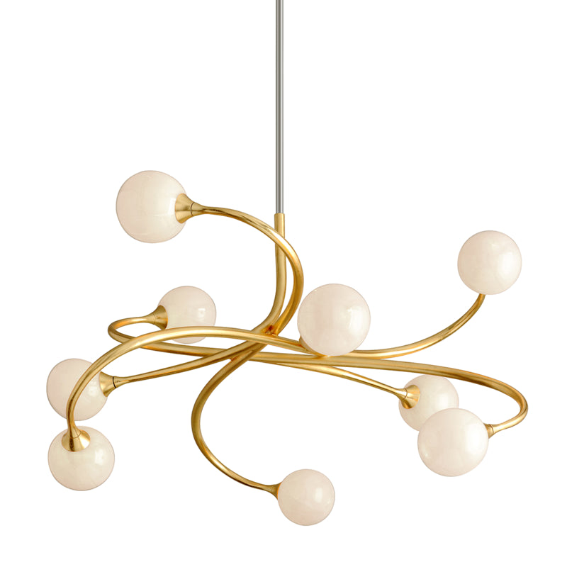 Corbett Signature 294-09 Chandelier Light - Gold Leaf