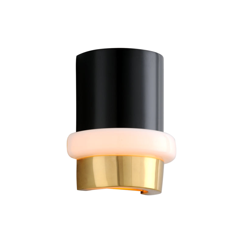 Corbett Beckenham 299-11-VPB/SBK Wall Sconce Light - Vintage Polished Brass And Black