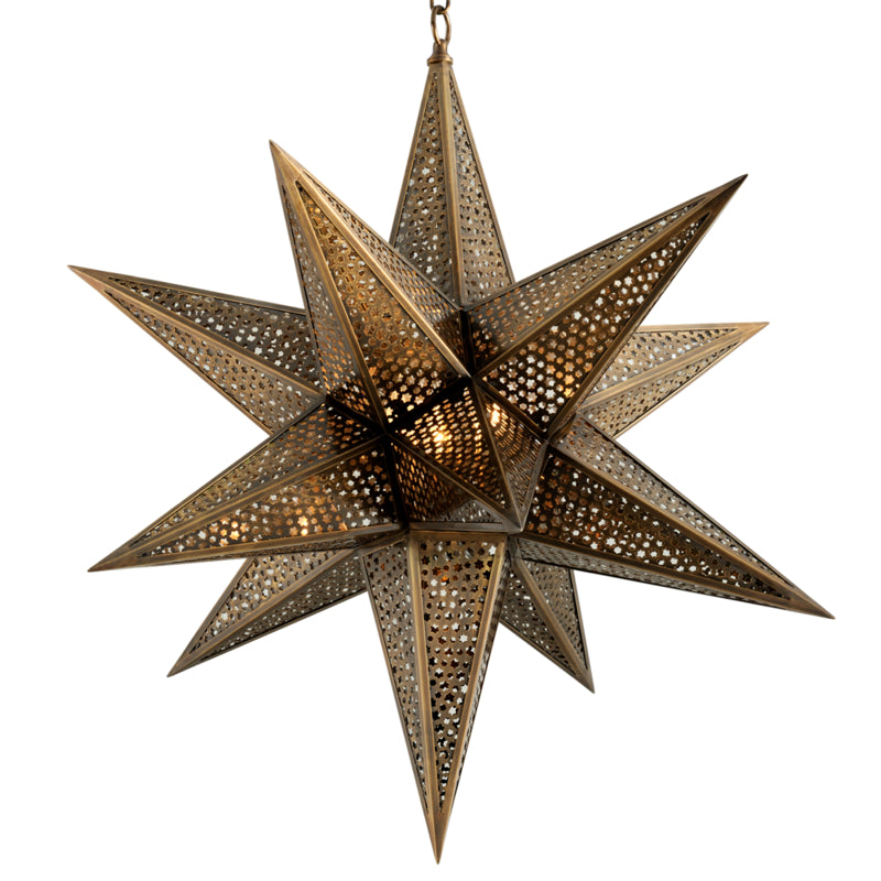 Corbett Star Of The East 302-73-OWB Pendant Light - Old World Bronze