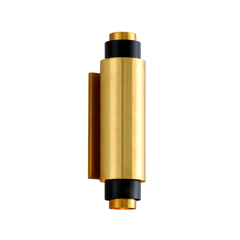 Corbett Sidcup 303-12 Wall Sconce Light - Vintage Brass Bronze Accents