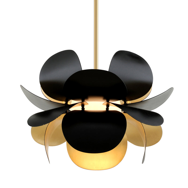 Corbett Ginger 308-41-GL/SBK Pendant Light - Gold Leaf/Black