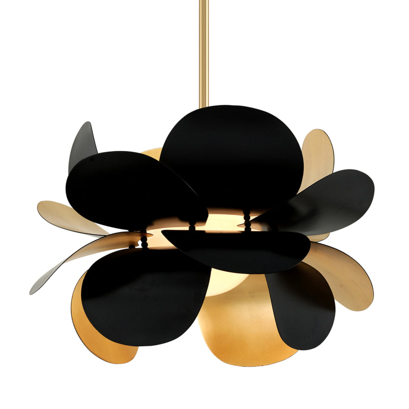 Corbett Ginger 308-42 Pendant Light - Gold Leaf/Black