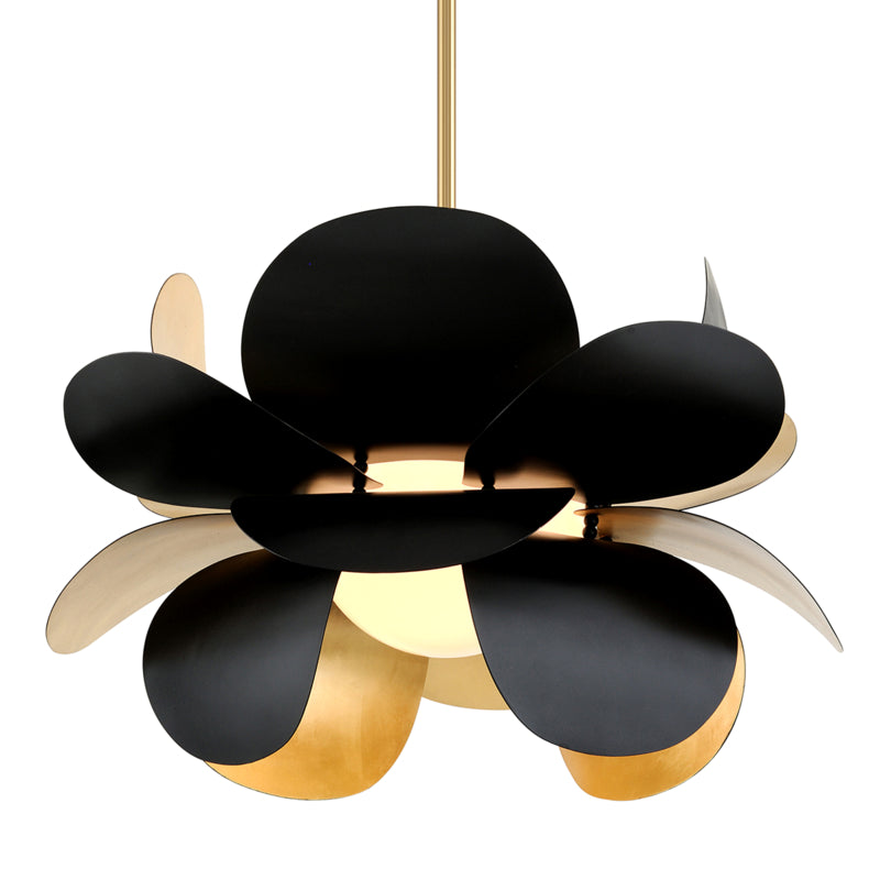 Corbett Ginger 308-43 Pendant Light - Gold Leaf/Black