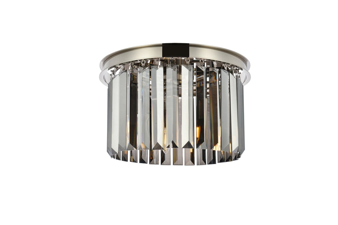 Elegant Sydney 1238F16PN-SS/RC Ceiling Light - Polished Nickel