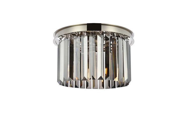 Elegant Sydney 1238F16PN-SS/RC Ceiling Light - Polished Nickel