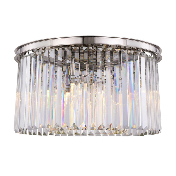 Elegant Sydney 1238F26PN/RC Ceiling Light - Polished Nickel