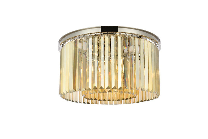 Elegant Sydney 1238F26PN-GT/RC Ceiling Light - Polished Nickel