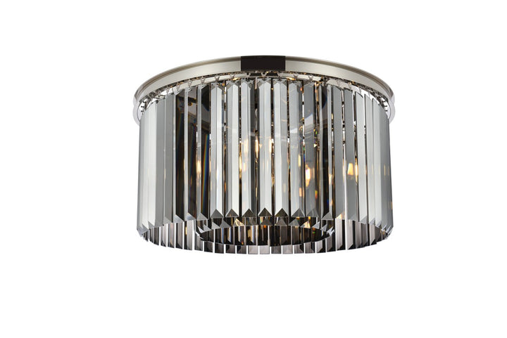 Elegant Sydney 1238F26PN-SS/RC Ceiling Light - Polished Nickel