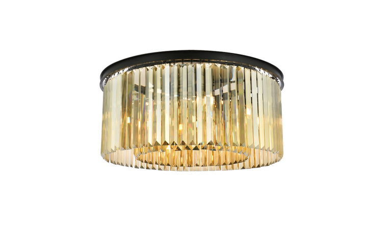 Elegant Sydney 1238F31MB-GT/RC Ceiling Light - Matte Black