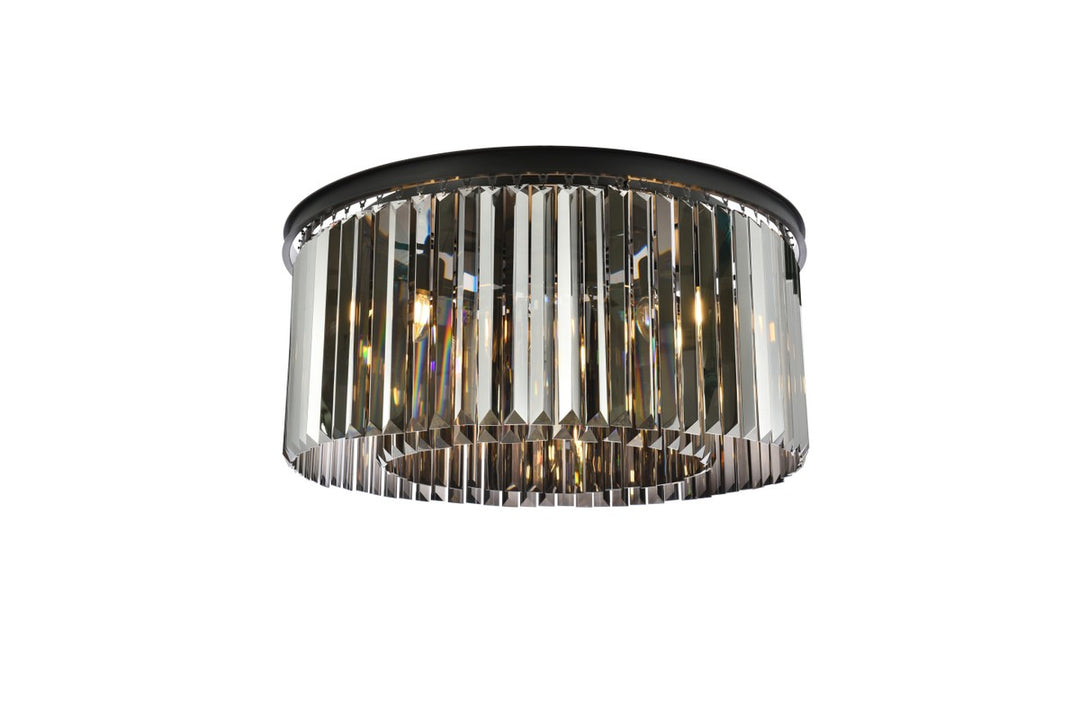 Elegant Sydney 1238F31MB-SS/RC Ceiling Light - Matte Black