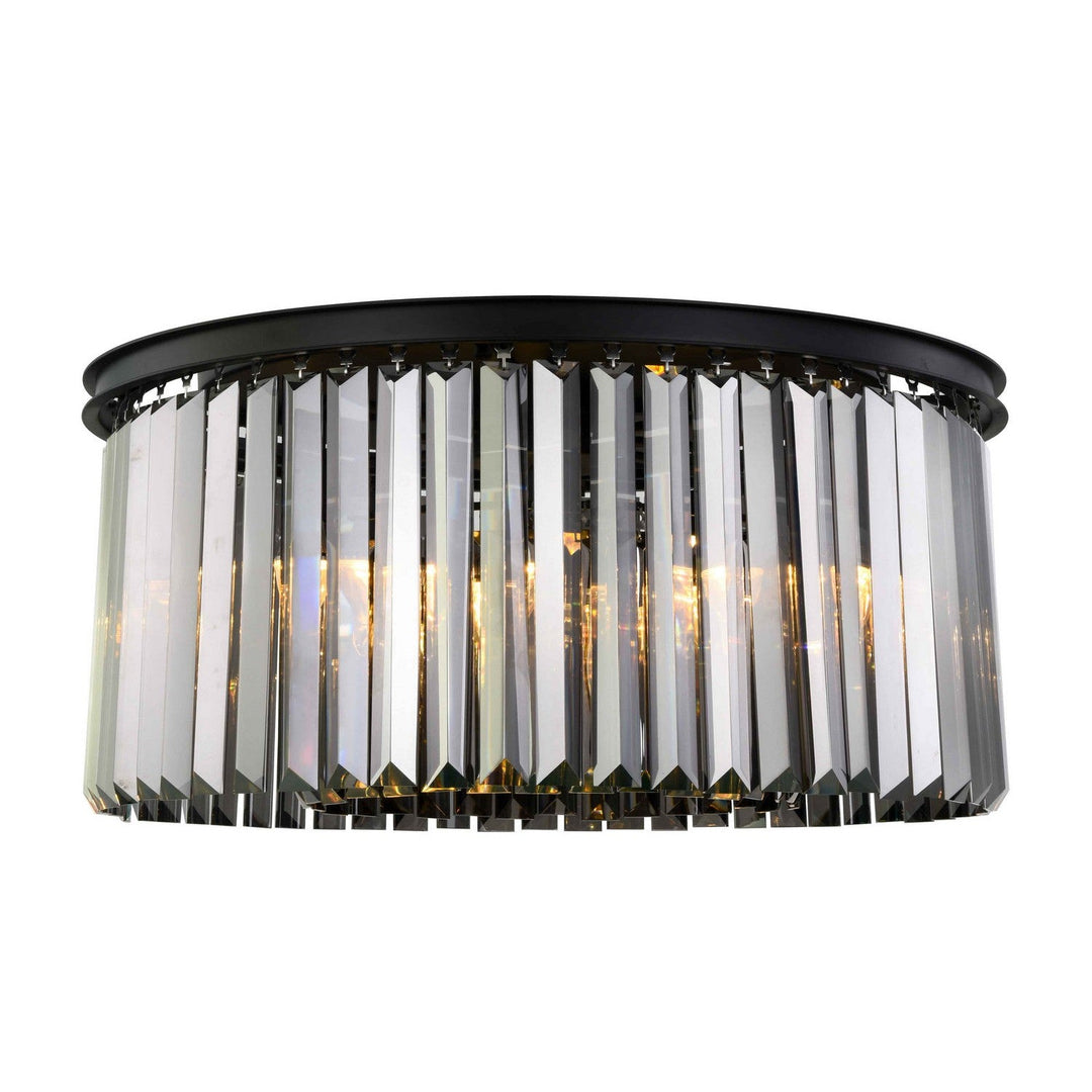 Elegant Sydney 1238F31MB-SS/RC Ceiling Light - Matte Black