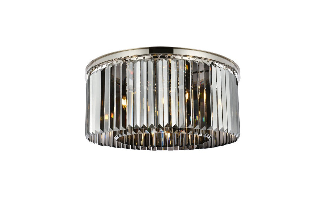 Elegant Sydney 1238F31PN-SS/RC Ceiling Light - Polished Nickel