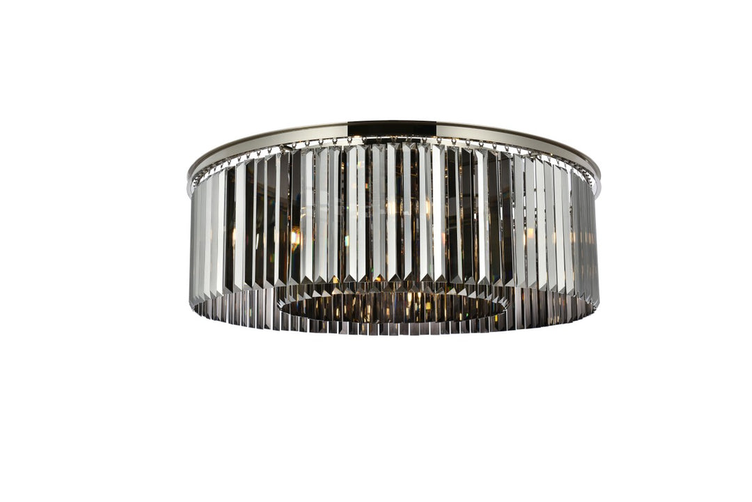 Elegant Sydney 1238F43PN-SS/RC Ceiling Light - Polished Nickel