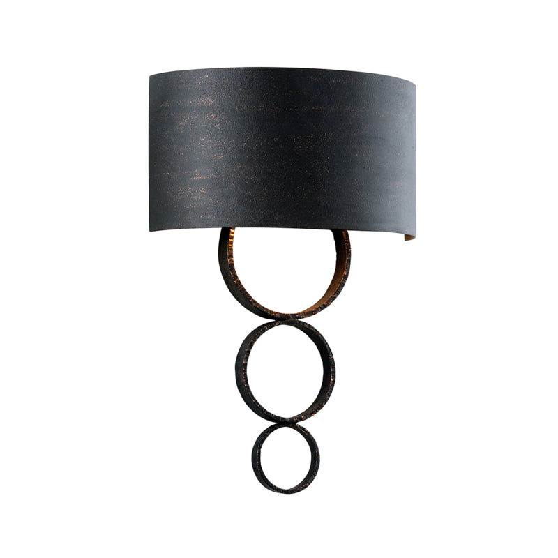 Troy Rivington B7232 Wall Sconce Light - Charred Copper