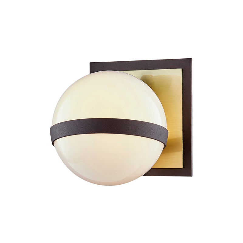 Troy Ace B7471 Wall Sconce Light - Textured Bronze Brushed Brass