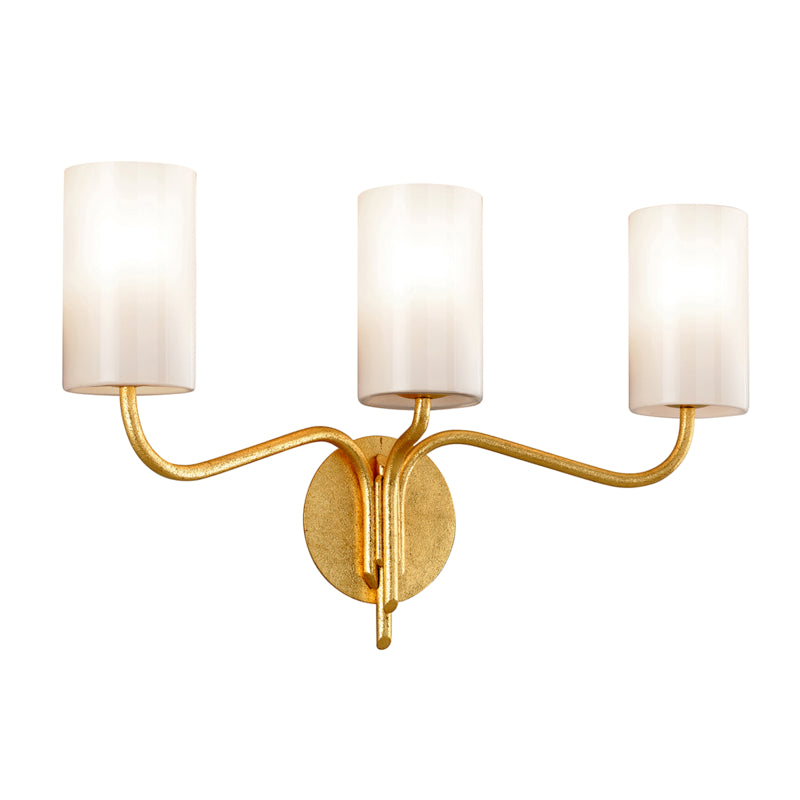 Troy Juniper B7493 Bath Vanity Light 24 in. wide - Textured Gold Leaf