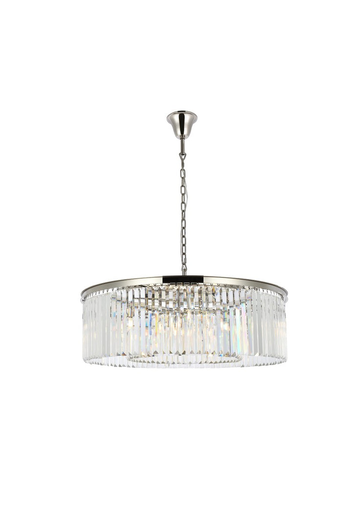 Elegant Sydney 1238G43PN/RC Chandelier Light - Polished Nickel