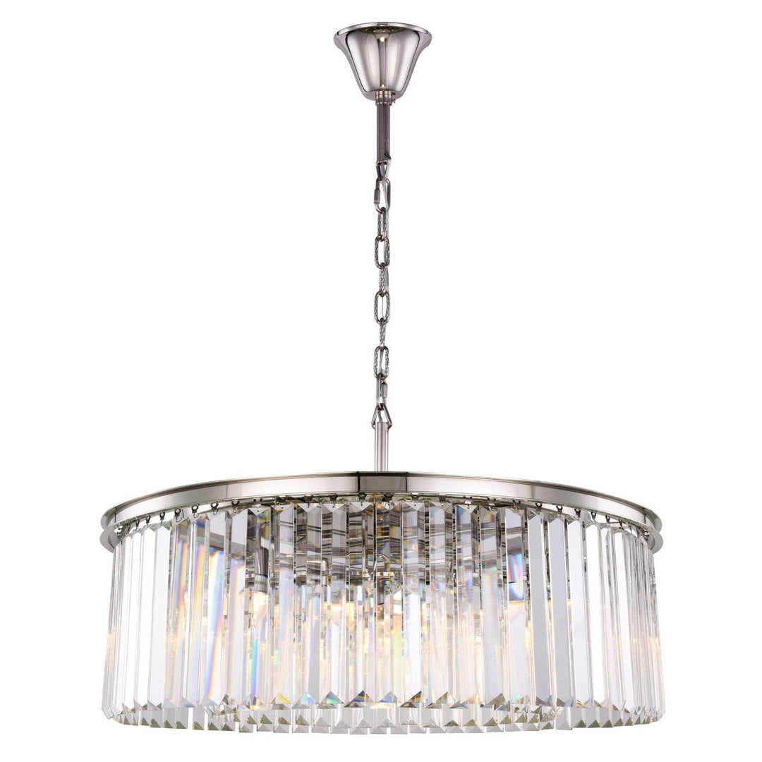 Elegant Sydney 1238G43PN/RC Chandelier Light - Polished Nickel