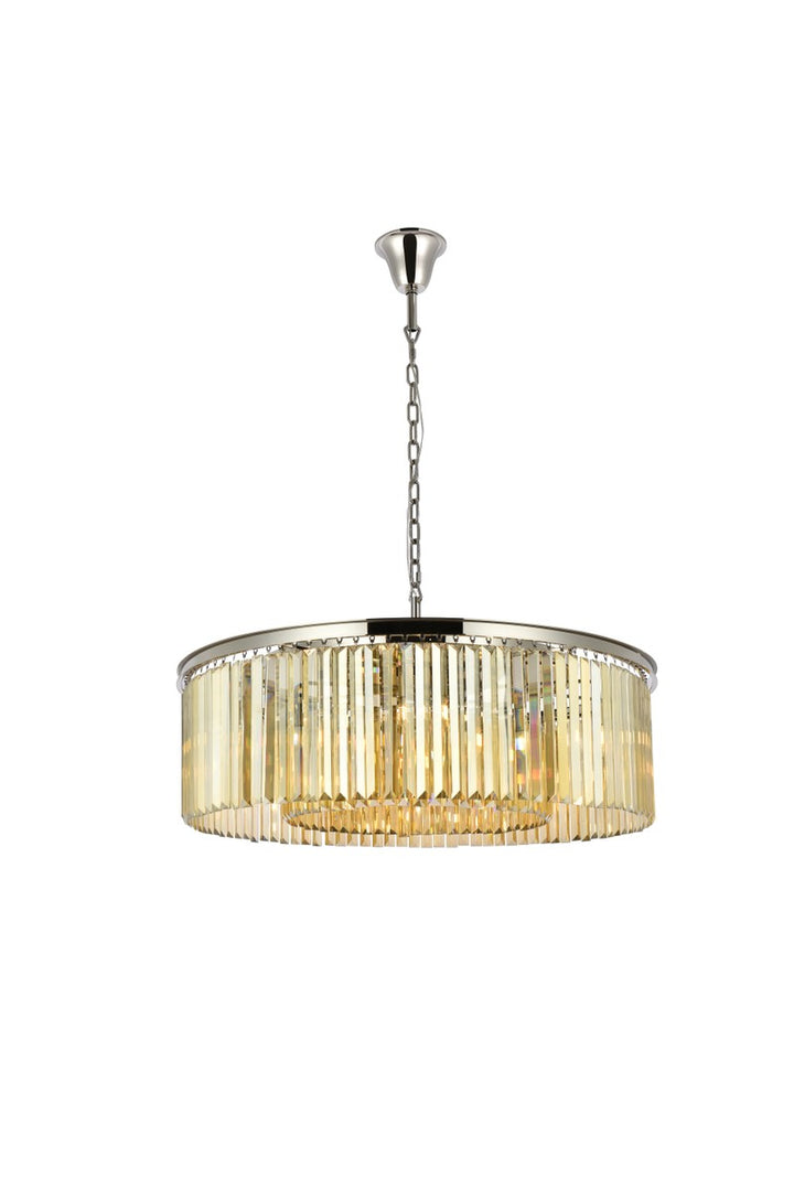 Elegant Sydney 1238G43PN-GT/RC Chandelier Light - Polished Nickel