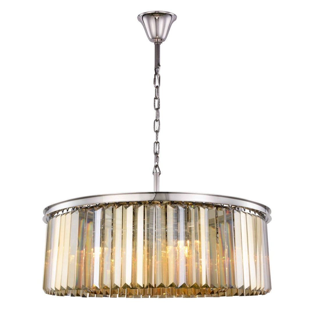 Elegant Sydney 1238G43PN-GT/RC Chandelier Light - Polished Nickel