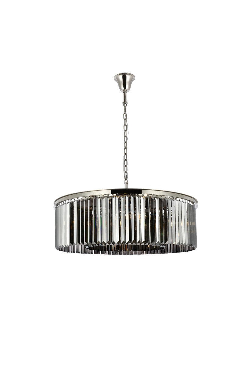 Elegant Sydney 1238G43PN-SS/RC Chandelier Light - Polished Nickel