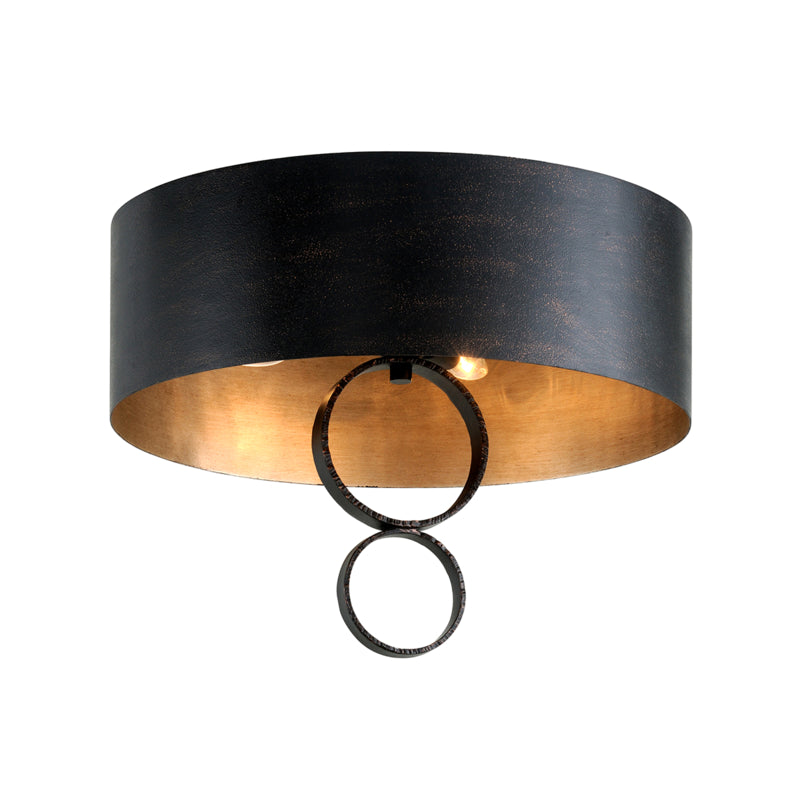 Troy Rivington C7230 Ceiling Light - Charred Copper