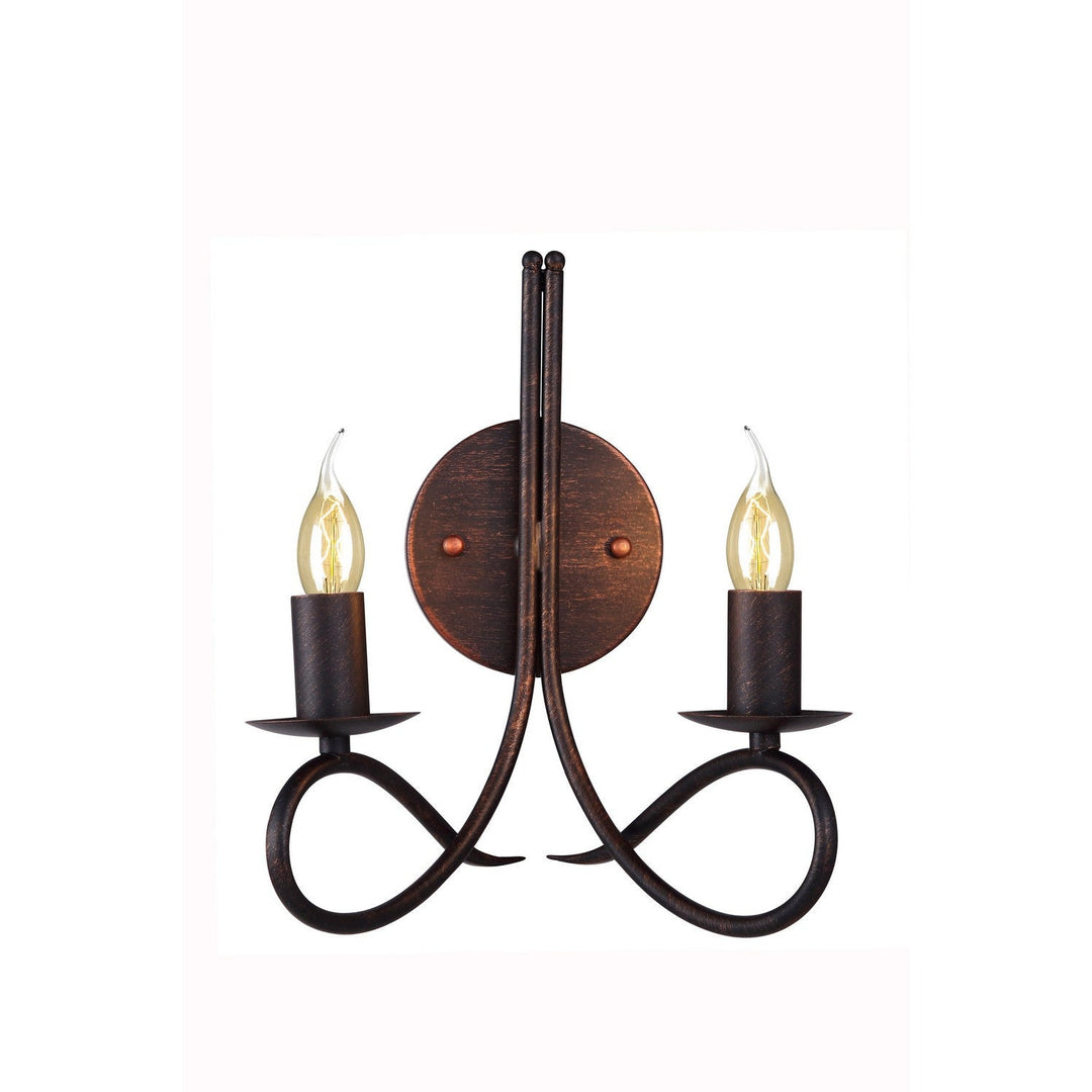 Elegant Lyndon 1452W9DB Wall Sconce Light - Dark Bronze