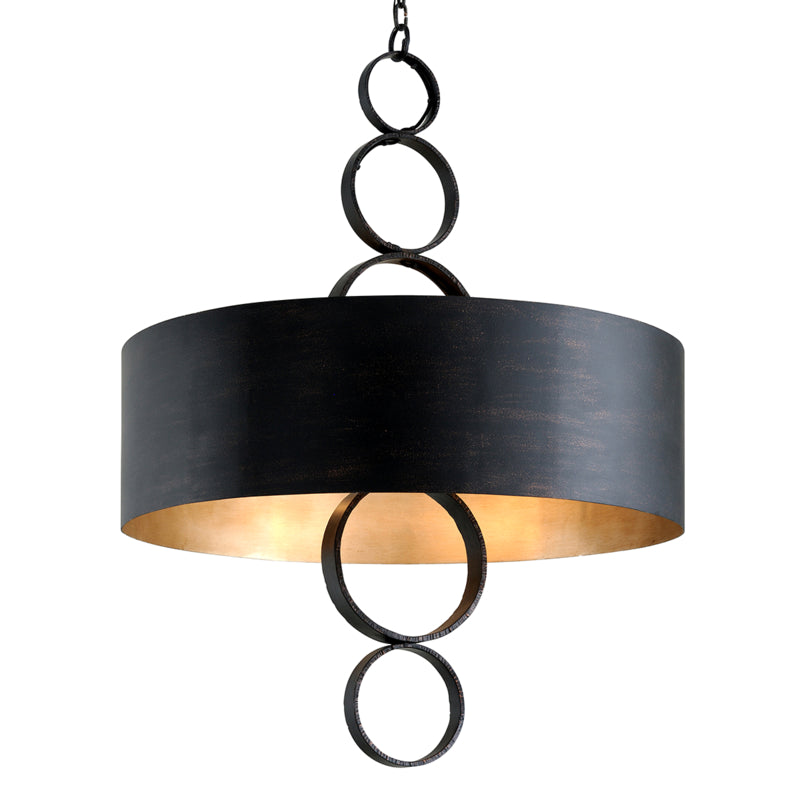 Troy Rivington F7236-CH Chandelier Light - Charred Copper